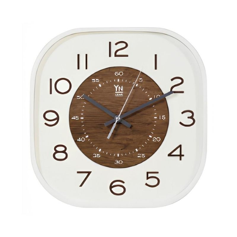 relógio de parede yn clock dourado 30cm yjh6480-25 (mp)