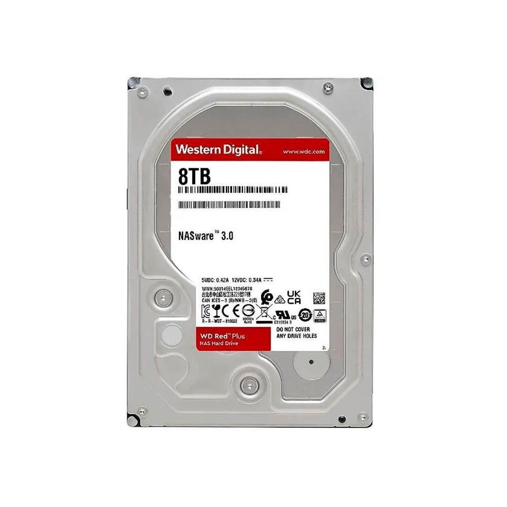 【新品未使用】WD Red Plus 8TB wd80efbx HD para Servidor NAS Western Digital WD Red Plus 8TB