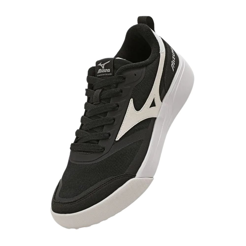 M i e ☆ Tênis Casual Masculino N°44 Mizuno Edo Cross Preto E Branco (MP)