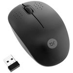 mouse sem fio bright usb preto 0404