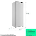 geladeira consul frost free 337l branco crb39mbana