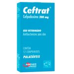 antibacteriano para cães ceftrat agener união 200mg com 12 comprimidos (mp)