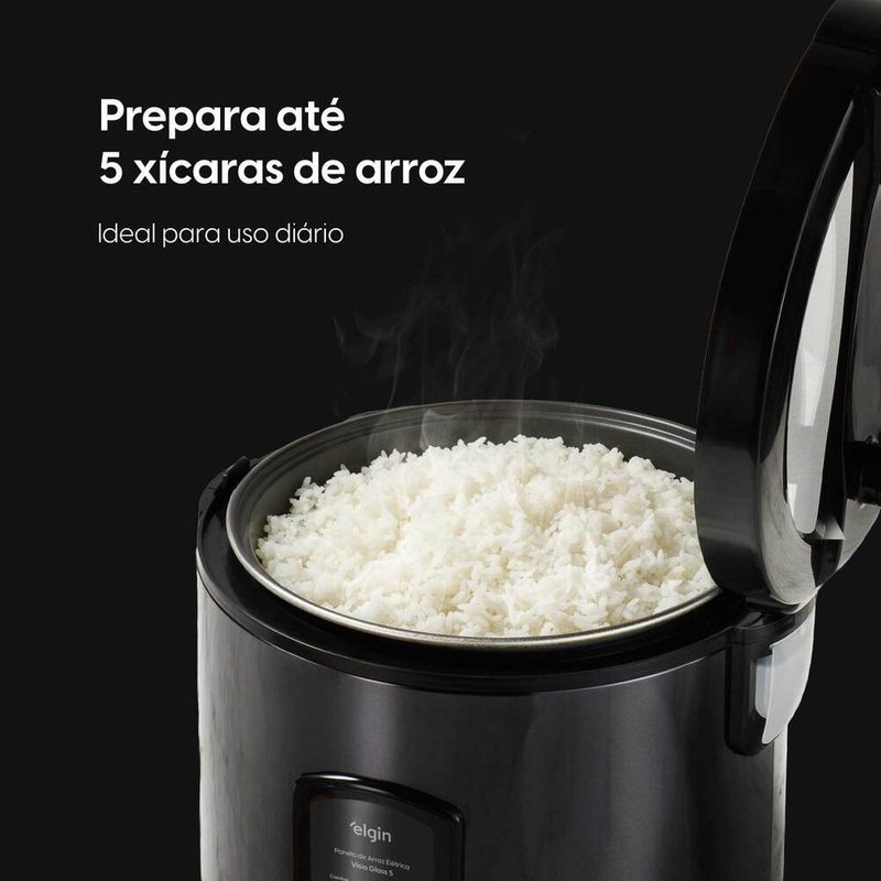 panela de arroz elgin visio glass 5,5 xícaras 400 watts (mp)