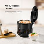 panela de arroz elétrica elgin rizzo ii 10 xícaras 700 watts preto (mp)