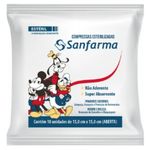 compressa de gaze sanfarma mickey com 10 unidades (mp)