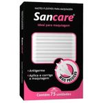 hastes flexíveis sanfarma para maquiagem com 75 unidades (mp)