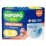 fralda calça ccm hipopo jumbinho g 18 unidades (mp)