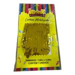 cortina metalizada ibrink dourado 1x2m (mp)