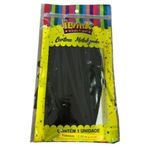 cortina metalizada ibrink preto 1x2m (mp)