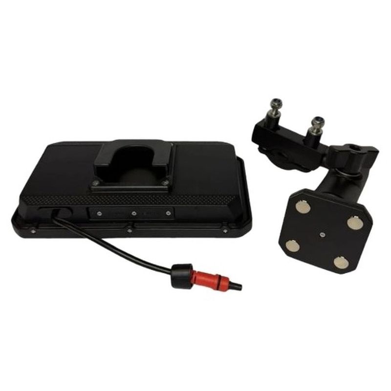central multimídia stallion g-6 6 polegadas android auto e apple carplay para moto universal (mp)