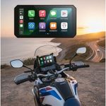 central multimídia stallion g-6 6 polegadas android auto e apple carplay para moto universal (mp)