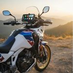 central multimídia stallion g-6 6 polegadas android auto e apple carplay para moto universal (mp)