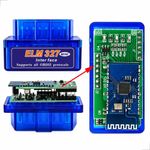 scanner automotivo xiongzhi obd2 mini azul elm327 e-bi