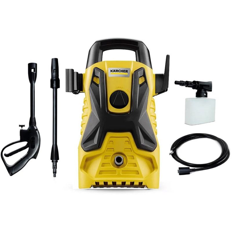 lavadora de pressão karcher 1500psi 1400w 300l/h amarelo e preto 19943810