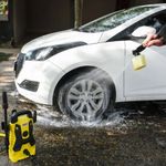 lavadora de pressão karcher 1500psi 1400w 300l/h amarelo e preto 19943810
