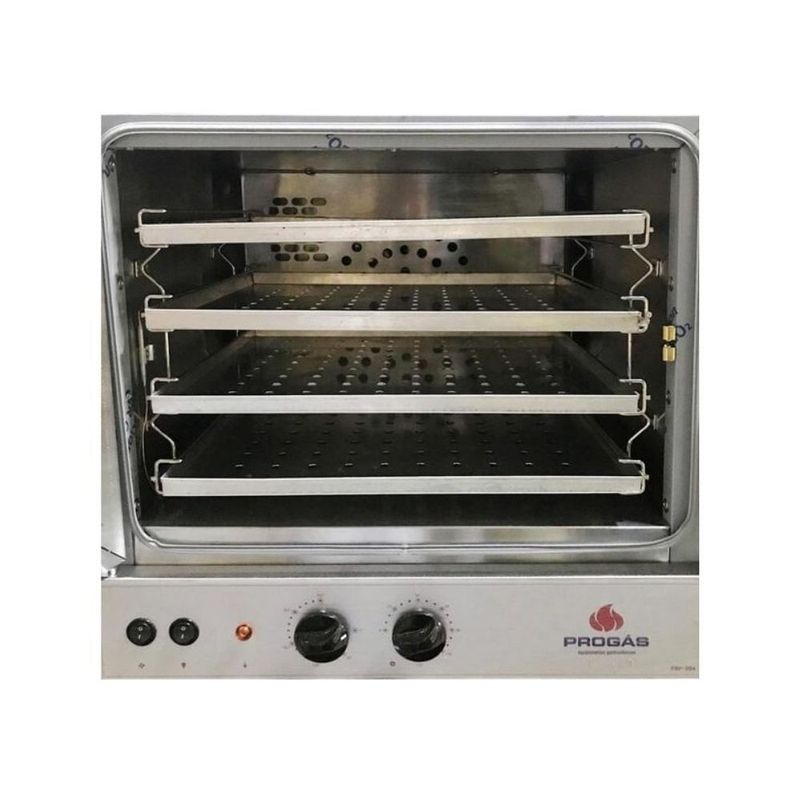 forno industrial progás turbo elétrico 220 volts vermelho prp-004 g2 (mp)