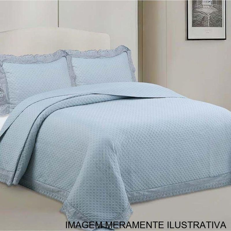 colcha king camesa renascença 3 peças 280x260cm sortido (mp)