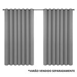 cortina camesa eclipse blackout 260x170cm cinza 7827 (mp)