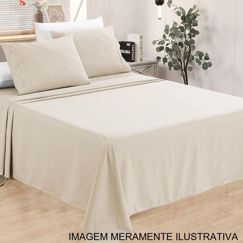 jogo de cama casal camesa renascença 3 peças sortido 12040 (mp)