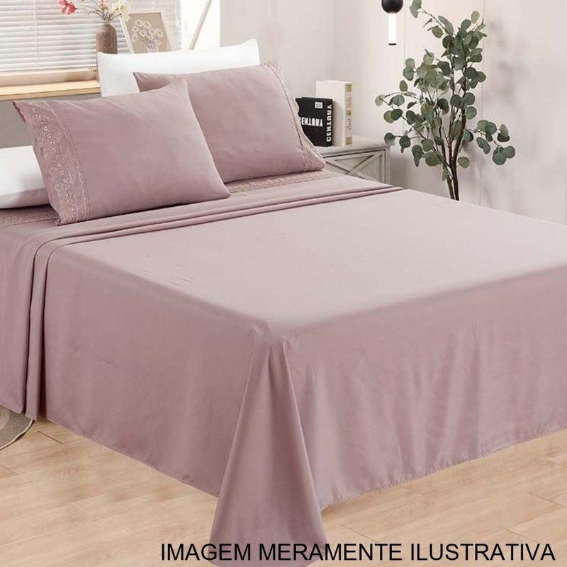 jogo de cama casal camesa renascença 3 peças sortido 12040 (mp)