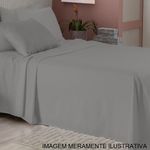 jogo de cama queen camesa super cotton 4 peças sortido 12768 (mp)