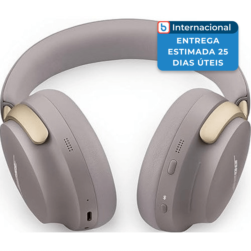 Headphone Bose Sem Fio Com Cancelamento de Ruído Areia