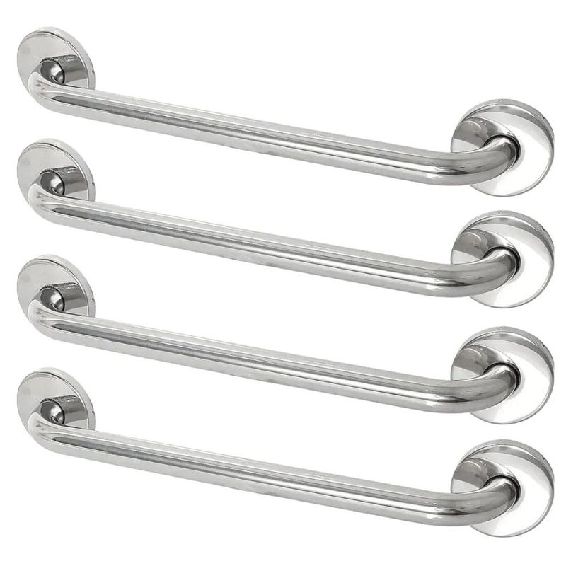 conjunto de 4 peças barra de apoio para banheiro xiongzhi inox 30cm e-bi