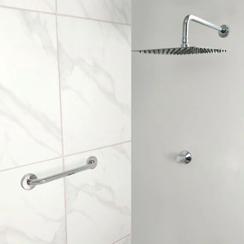 conjunto de 4 peças barra de apoio para banheiro xiongzhi inox 30cm e-bi