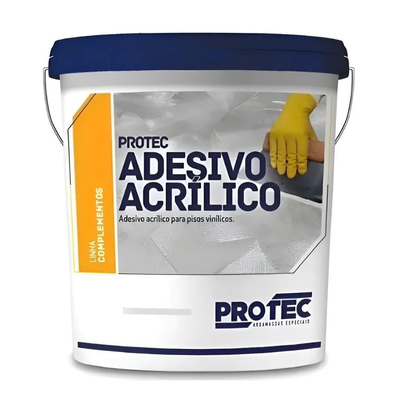 adesivo acrílico para pisos vinílicos protec 4kg (mp)
