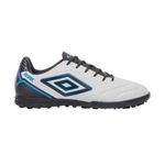 chuteira society nº 39 umbro attak iii branco e azul (mp)