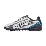chuteira society nº 39 umbro attak iii branco e azul (mp)