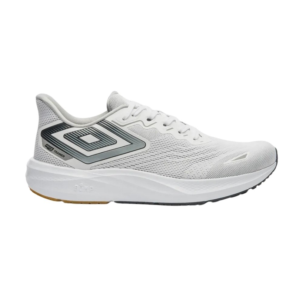 Tênis Treino Masculino Nº 42 Umbro Pro 5 Trainer Branco E Cinza (MP)