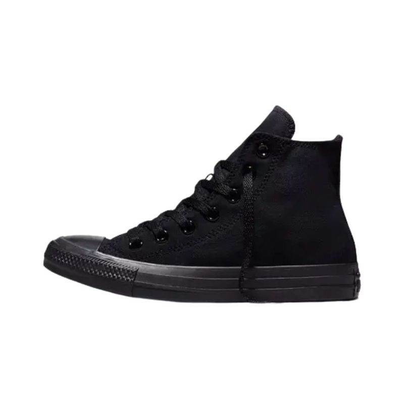tênis casual feminino nº 36 converse all star cano alto monochrome chuck taylor preto (mp)