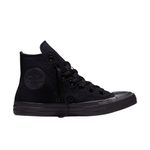 tênis casual feminino nº 38 converse all star cano alto monochrome chuck taylor preto (mp)