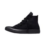 tênis casual feminino nº 38 converse all star cano alto monochrome chuck taylor preto (mp)