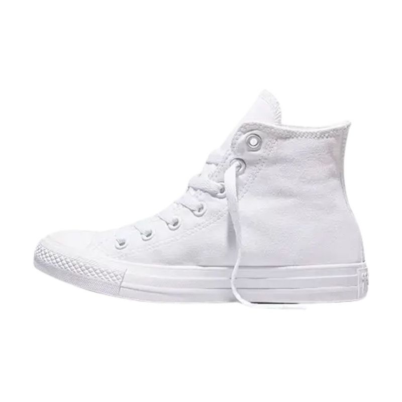 tênis casual masculino nº 40 converse all star cano alto monochrome chuck taylor branco (mp)