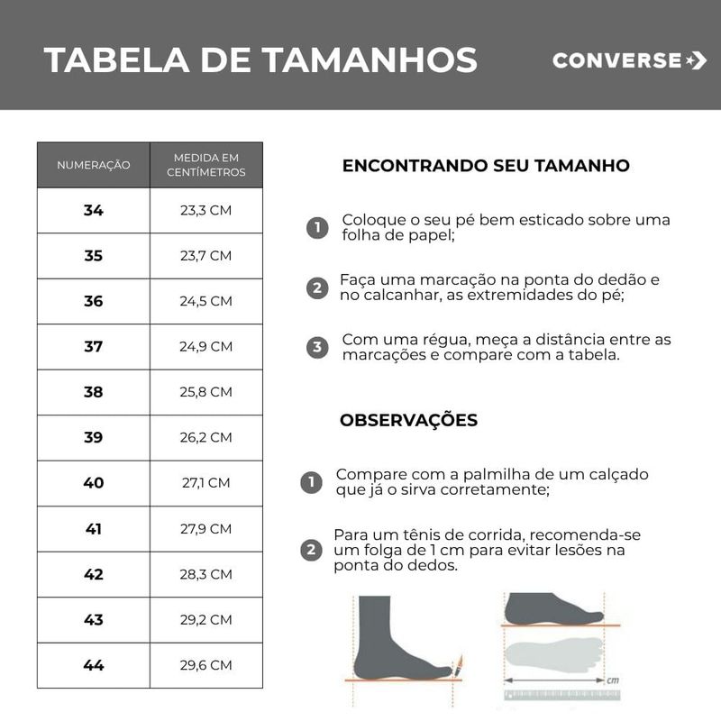 tênis casual masculino nº 40 converse all star cano alto monochrome chuck taylor branco (mp)