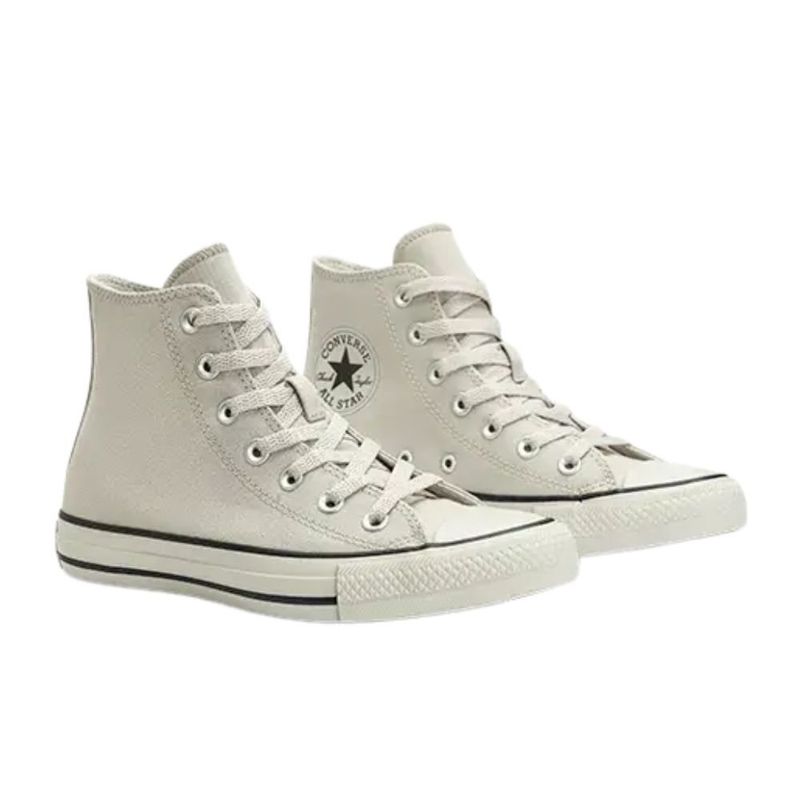 tênis casual feminino nº 36 converse all star cano alto chuck taylor bege (mp)