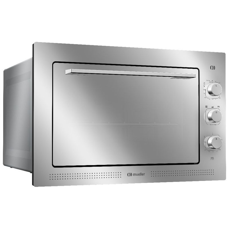 forno elétrico de embutir mueller 50 litros espelhado mfe50k 127v
