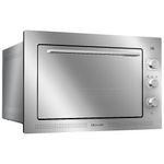 forno elétrico de embutir mueller 50 litros espelhado mfe50k 127v