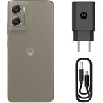 smartphone motorola g06 bege 128gb tela 6.9" câmera 50mp 4gb ram