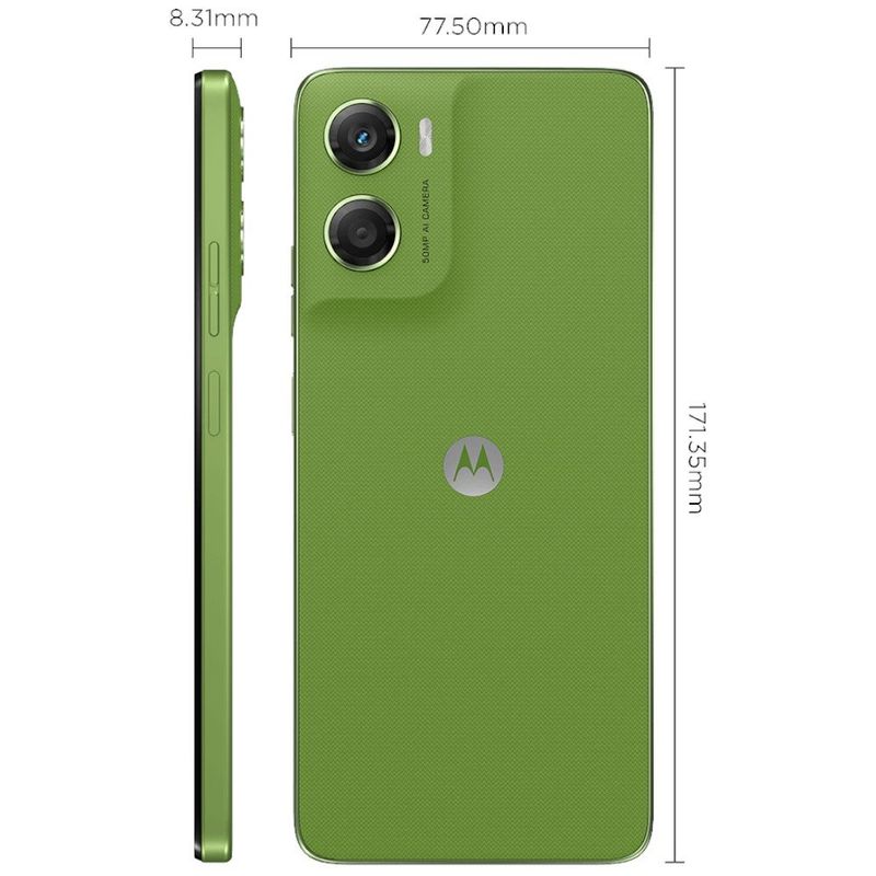 smartphone motorola g06 verde 256gb tela 6.9" câmera 50mp 4gb ram