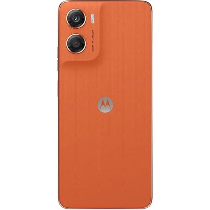 smartphone motorola g06 laranja 128gb tela 6.9" câmera 50mp 4gb ram