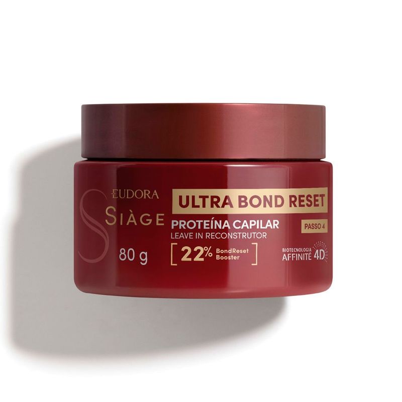 leave-in reconstrutor eudora siàge ultra bond reset 80g