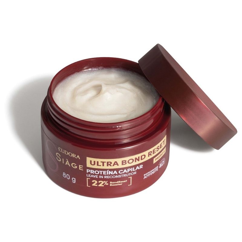 leave-in reconstrutor eudora siàge ultra bond reset 80g