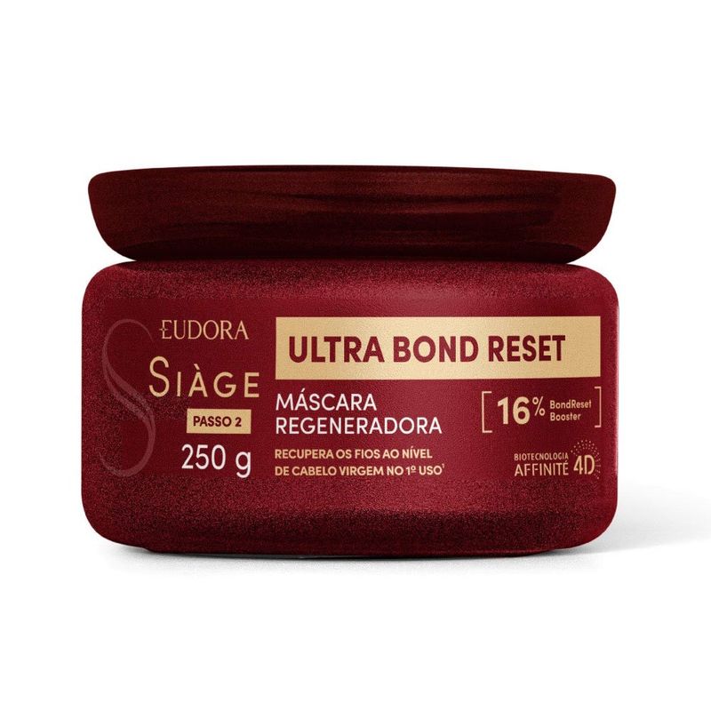 máscara regeneradora capilar eudora siàge ultra bond reset 250g