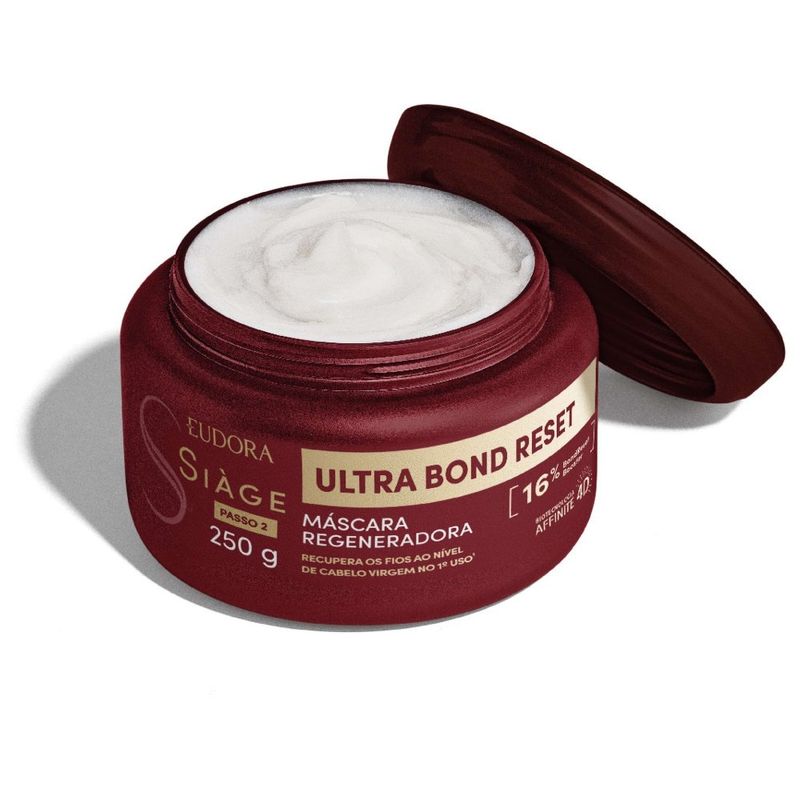 máscara regeneradora capilar eudora siàge ultra bond reset 250g