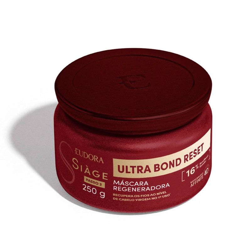 máscara regeneradora capilar eudora siàge ultra bond reset 250g