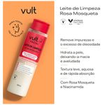 leite de limpeza facial vult rosa mosqueta 250ml