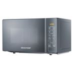 micro-ondas brastemp 20 litros com funções pré-preparo inox espelhado bms20arana